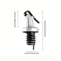 6pcs Olive Bottle Pourers Vinegar Soy Sauce Spouts Kitchen Gadgets