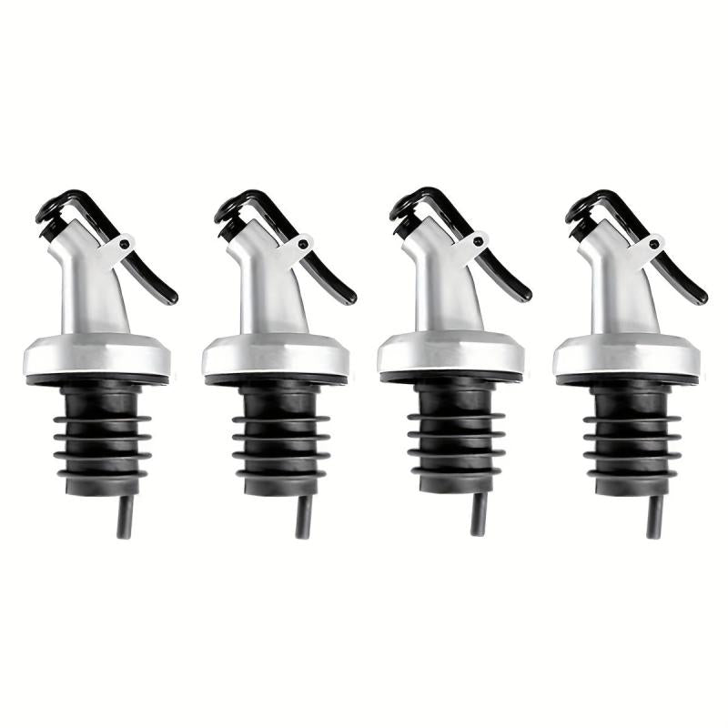 6pcs Olive Bottle Pourers Vinegar Soy Sauce Spouts Kitchen Gadgets