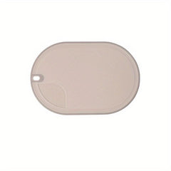 1pc Kitchen Cutting Board Double-sided Pattern Board Non-slip PP Mildew-proof