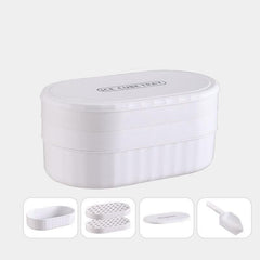 Large Capacity Ice Cube Mold with Lid for Fridge Freezer