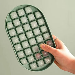 Large Capacity Ice Cube Mold with Lid for Fridge Freezer