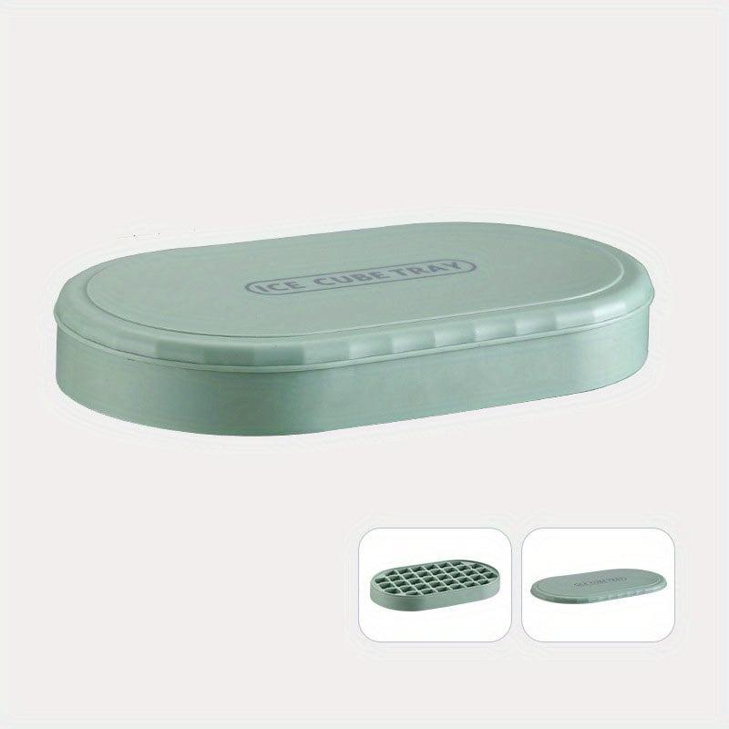 Large Capacity Ice Cube Mold with Lid for Fridge Freezer