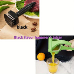 2pcs Kitchen Meat Tenderizer Manual Juicer Stainless Steel Meat Tenderizer Blade