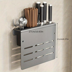 Wall Mounted Knife Rack with Cutting Board Holder