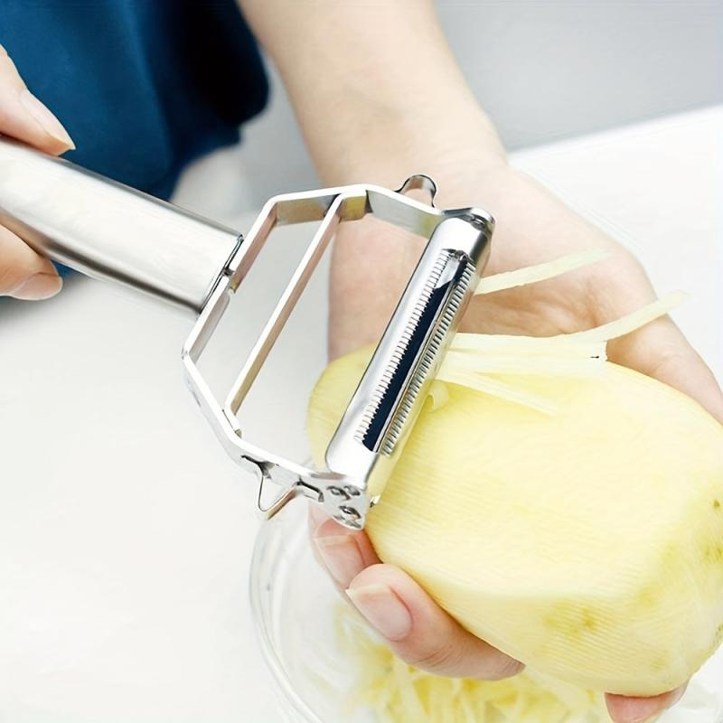 2in1 Stainless Steel Peeler & Grater for Fruits and Vegetables