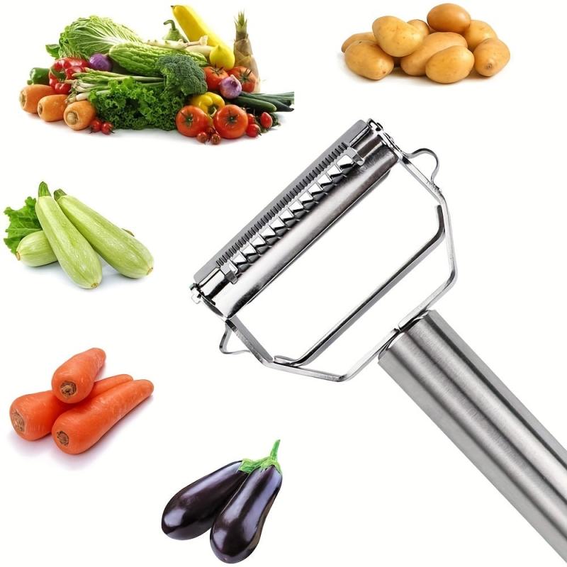 2in1 Stainless Steel Peeler & Grater for Fruits and Vegetables