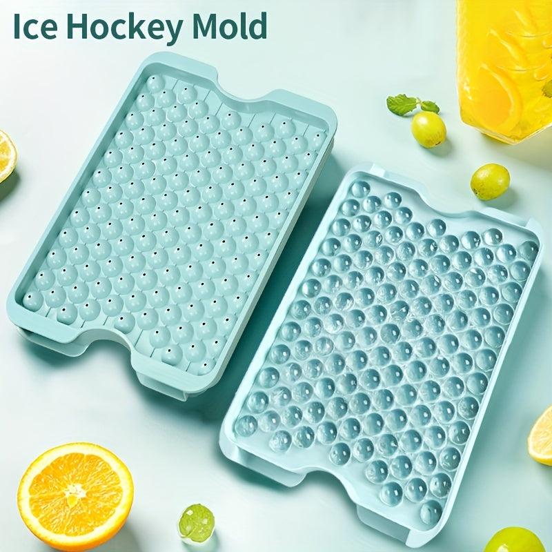 3pcs Mini Ice Cube Tray with Lid and Bin for Chilling Drinks