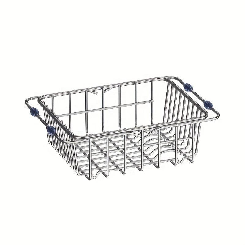 Sink Drain Rack Retractable Stainless Steel Sink Strai