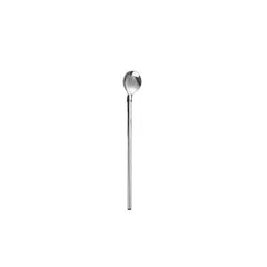 Colorful Stainless Steel Straw Spoon Long Handle Ice Scooping Mixing Drinking