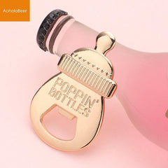 1pc Baby Shower Milk Beer Opener Refrigerator Magnet Baby Bath For Guests
