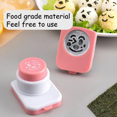 Sushi Makers Set: Nori Punch Mold & Rice Ball Shaker