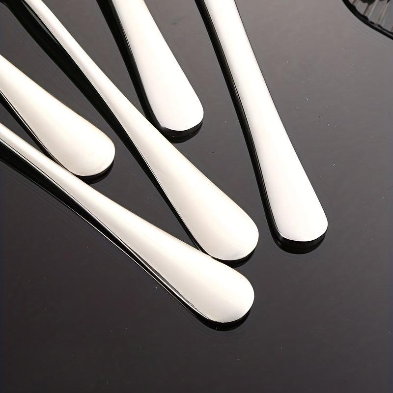 4pcs Stainless Steel Tableware Kitchen Fork Spoon Set