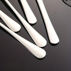 4pcs Stainless Steel Tableware Kitchen Fork Spoon Set