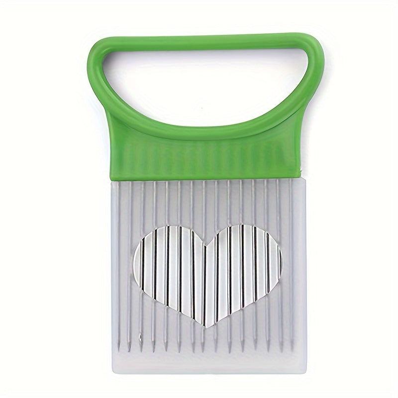 Stainless Steel Onion Needle Onion Fork Slicer Tomato Cutter