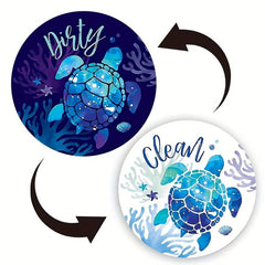 Cartoon Animals Dishwasher Magnet Clean Dirty Sign Strong Magnet Kitchen Gadget