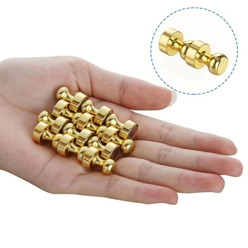 12pcs Metal Fridge Magnets for Whiteboard Refrigerator
