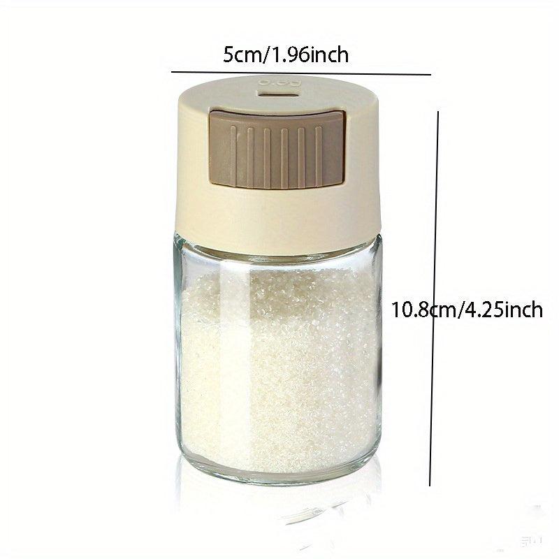 1pc Glass Seasoning Jar Kitchen Salt Box Spice Bottle