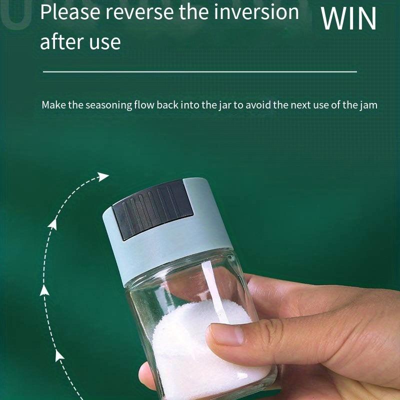 1pc Glass Seasoning Jar Kitchen Salt Box Spice Bottle
