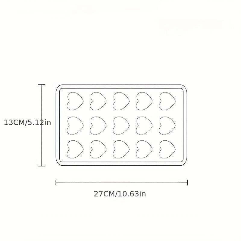 2pcs Silicone Ice Cube Mold 21 Grid Tray with Lid Stackable for Freezer Cocktail