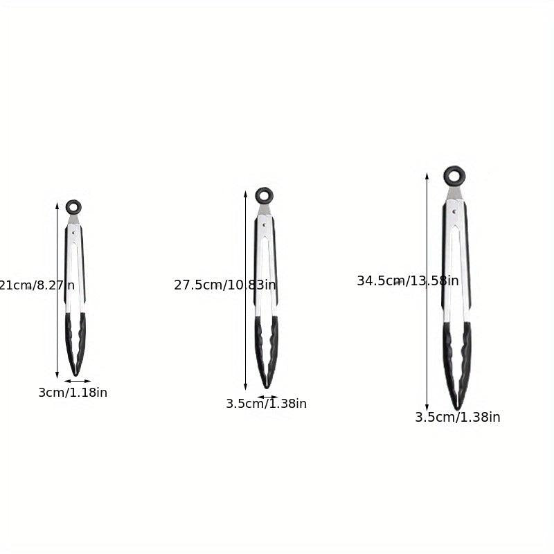 1pc Silicone Food Tongs Heat Resistant Anti-scalding Clip