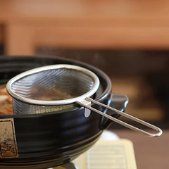 2pcs Stainless Steel Small Strainer Spoon Household Hot Pot Colander Spoon