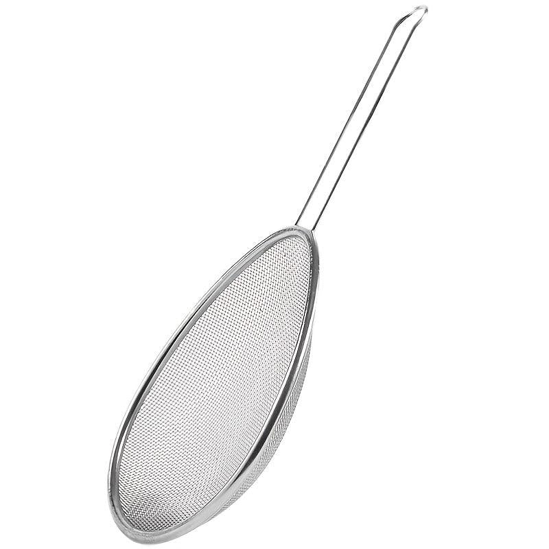 Kitchen Mesh Filter Spoon With Handle Stainless Steel Strainer Spoon