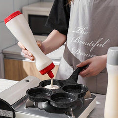 Batter Dispenser Hand Shaking Mixing Bottle Butter Mixing Pot Pancake