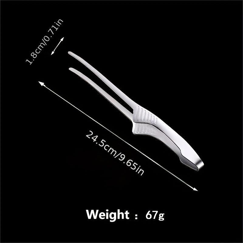Kitchen Tongs Stainless Steel Food Clip Barbecue Clip Grilling Tongs