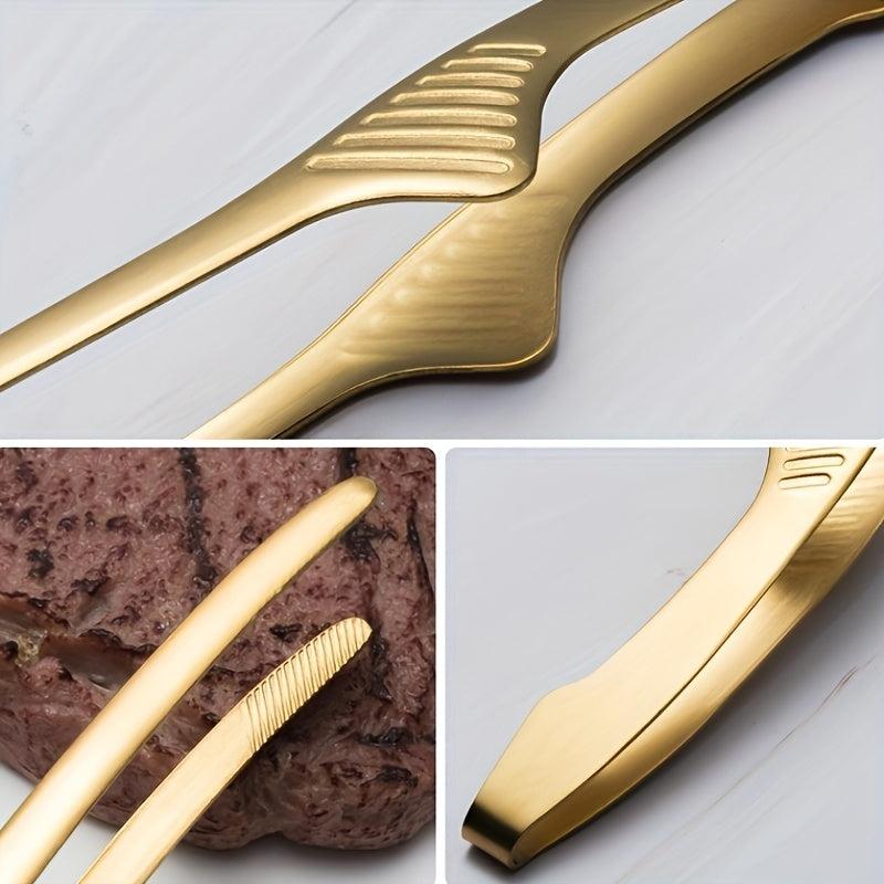 Kitchen Tongs Stainless Steel Food Clip Barbecue Clip Grilling Tongs