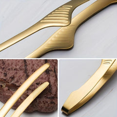 Kitchen Tongs Stainless Steel Food Clip Barbecue Clip Grilling Tongs