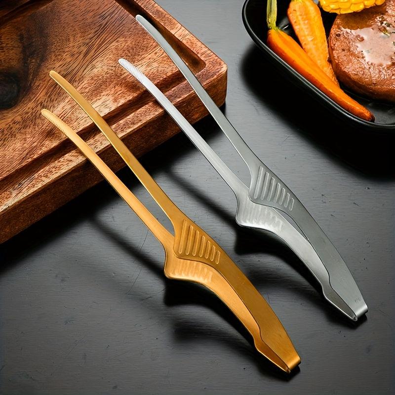 Kitchen Tongs Stainless Steel Food Clip Barbecue Clip Grilling Tongs