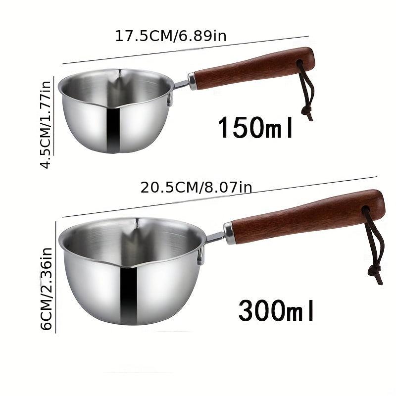 Stainless Steel Milk Warmer Pot for Outdoor Camping