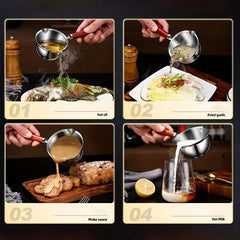 Stainless Steel Milk Warmer Pot for Outdoor Camping