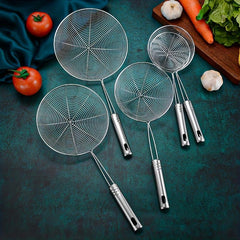 Stainless Steel Wire Skimmer Spoon Kitchen Spider Strainer