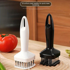 Stainless Steel Meat Tenderizer for Beef with 24 Needles Blades