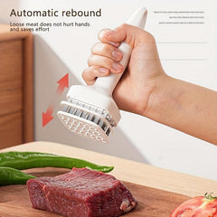 Stainless Steel Meat Tenderizer for Beef with 24 Needles Blades