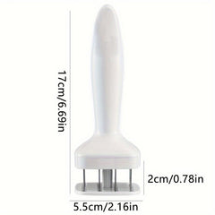 Stainless Steel Meat Tenderizer for Beef with 24 Needles Blades