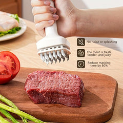 Stainless Steel Meat Tenderizer for Beef with 24 Needles Blades
