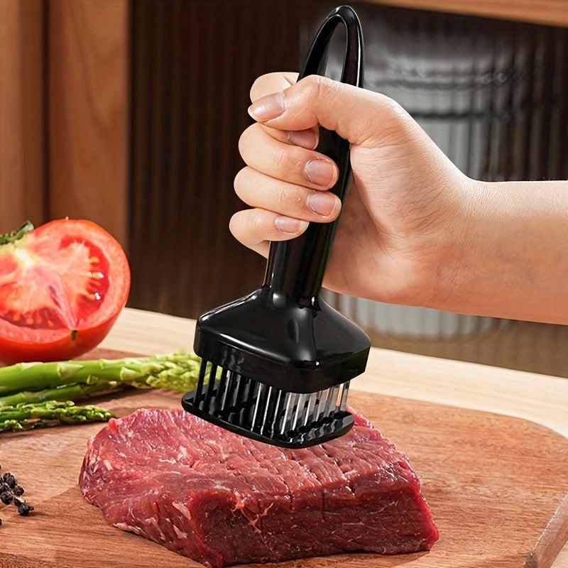 Stainless Steel Meat Tenderizer for Beef with 24 Needles Blades
