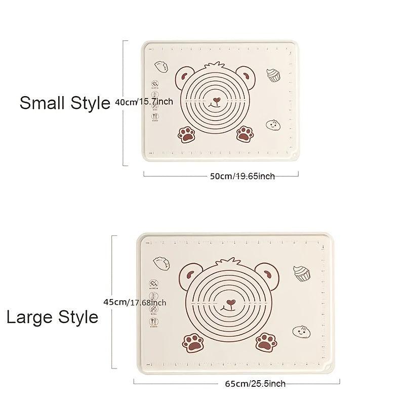 Silicone Cartoon Pastry Mat Non Stick Baking Mat Counter Mat Pastry Board
