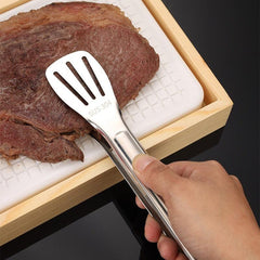 Stainless Steel BBQ Kitchen Tongs for Outdoor Camping Picnic Hiking