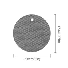4pcs Silicone Coasters Non Slip Dining Table Mat Insulated Kitchen Mat
