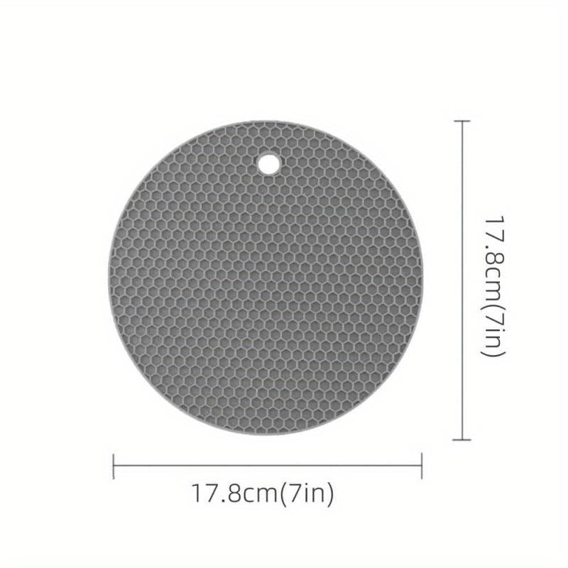 4pcs Silicone Coasters Non Slip Dining Table Mat Insulated Kitchen Mat