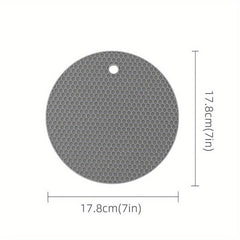 4pcs Silicone Coasters Non Slip Dining Table Mat Insulated Kitchen Mat
