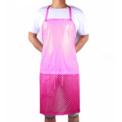 1pc Unisex PVC Cooking Apron Solid Chef Waiter Barbecue Hairdresser Adult Apron