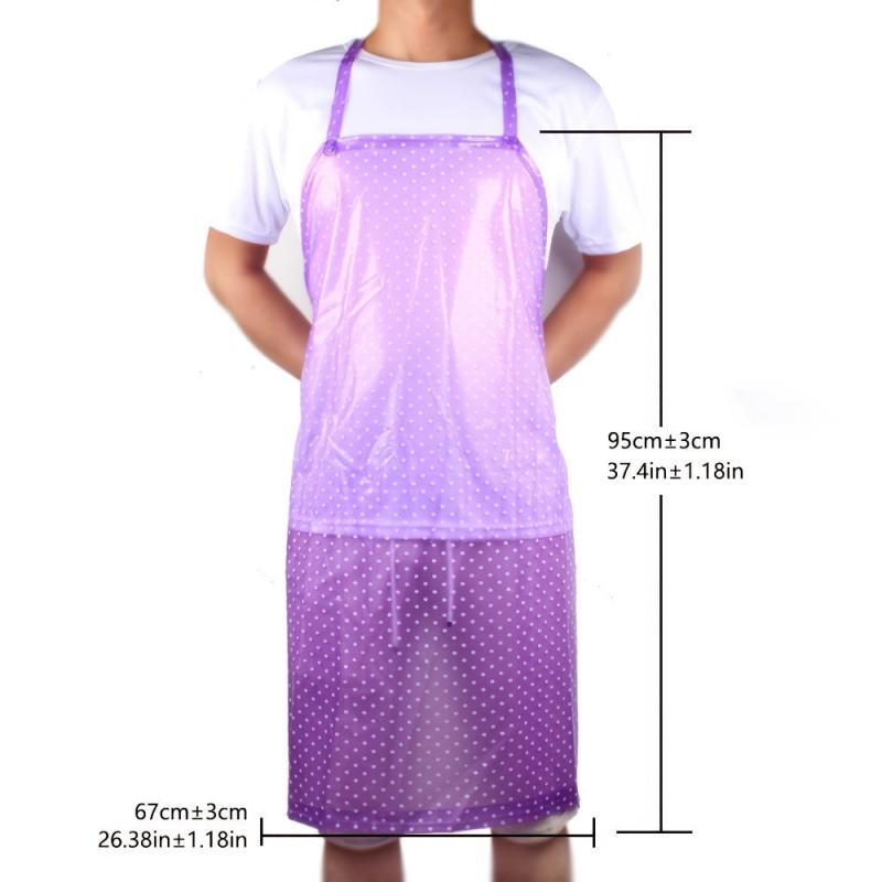 1pc Unisex PVC Cooking Apron Solid Chef Waiter Barbecue Hairdresser Adult Apron