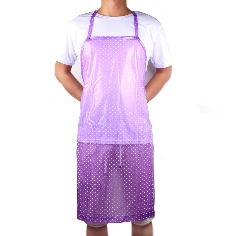 1pc Unisex PVC Cooking Apron Solid Chef Waiter Barbecue Hairdresser Adult Apron