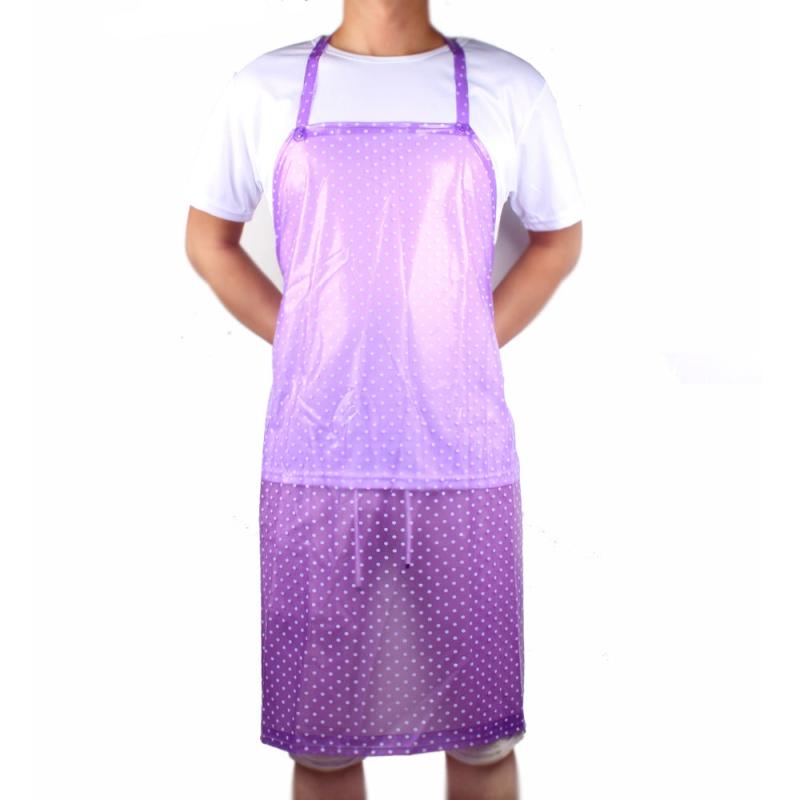 1pc Unisex PVC Cooking Apron Solid Chef Waiter Barbecue Hairdresser Adult Apron
