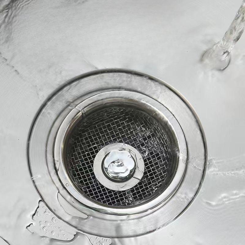 1pc Sink Basket Strainer Stainless Steel Kitchen Sink Stopper
