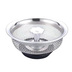 1pc Sink Basket Strainer Stainless Steel Kitchen Sink Stopper